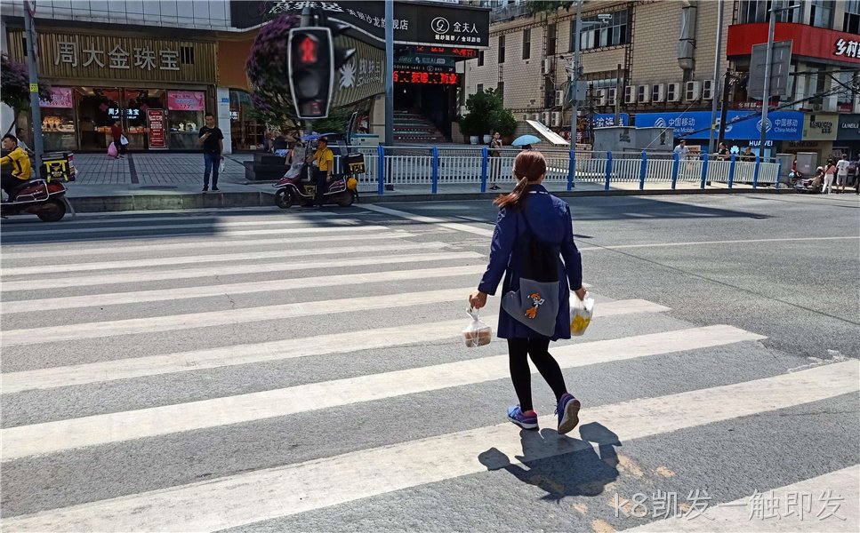 行人闯红灯